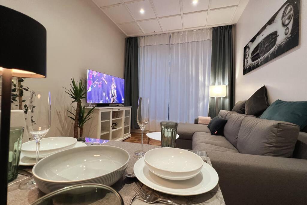 לייפציג Soul-Apartment Terrasse Privat-Parkplatz Boxspringbett 55Zoll Tv Wlan מראה חיצוני תמונה