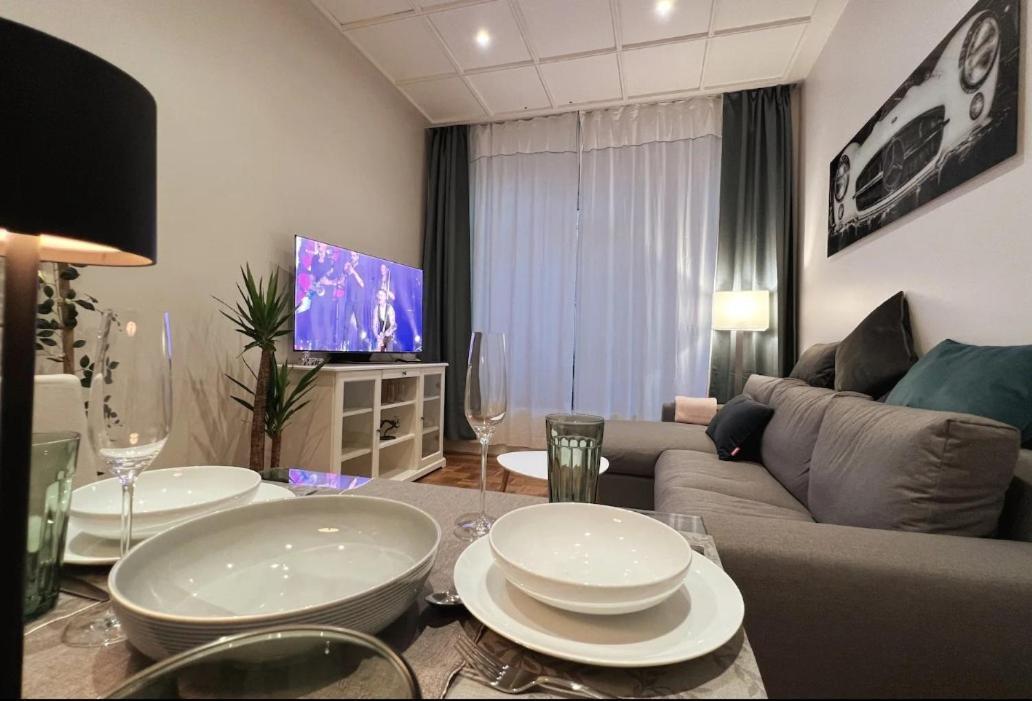 לייפציג Soul-Apartment Terrasse Privat-Parkplatz Boxspringbett 55Zoll Tv Wlan מראה חיצוני תמונה
